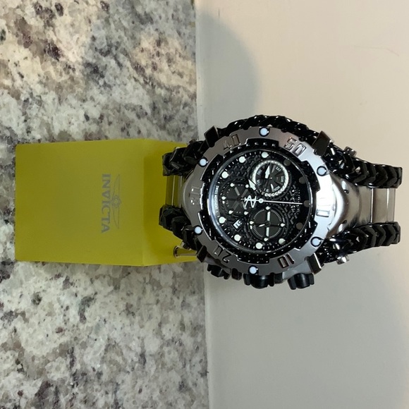 Invicta Reserve Men's 61mm Gladiator Swiss Quartz Chronograph Bracelet Watch - Picture 3 of 7